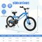 18 Inch Kids Bike LED Lighted Adjustable with Training Wheels for 4-8 Years Old Kids - 52.5" L x 21.5" W x 30" H